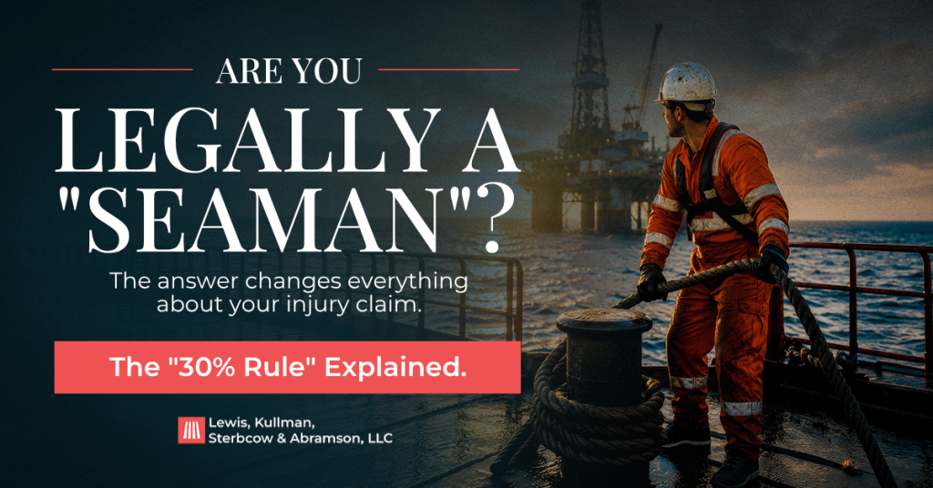 Jones Act Seaman Rights After an Injury What You’re Entitled To