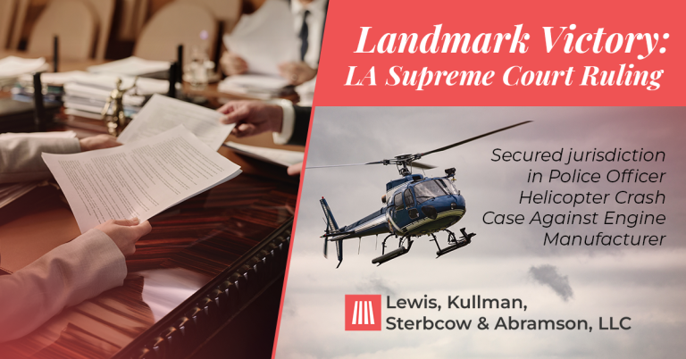 helicopter crash litigation